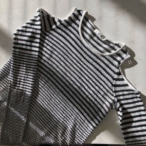 Rag & bone, knit, open shoulder top